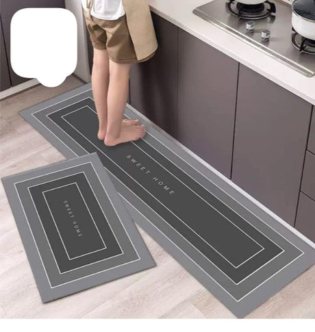 Kitchen Anti Slip Mats Durable and Comfortable Floor Protection, Large 120x40cm & Medium 60x40cm- Furaha Finds Kenya