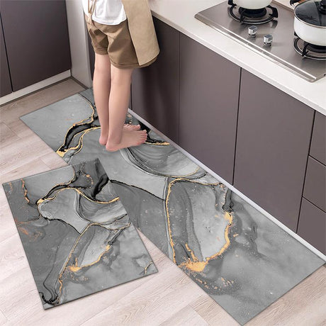 Kitchen Anti Slip Mats Durable and Comfortable Floor Protection, Large 120x40cm & Medium 60x40cm- Furaha Finds Kenya
