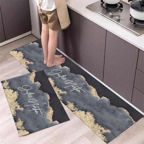 Kitchen Anti Slip Mats Durable and Comfortable Floor Protection, Large 120x40cm & Medium 60x40cm- Furaha Finds Kenya