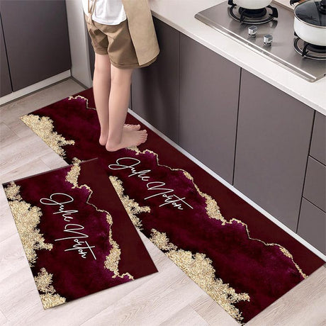 Kitchen Anti Slip Mats Durable and Comfortable Floor Protection, Large 120x40cm & Medium 60x40cm- Furaha Finds Kenya