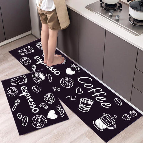 Kitchen Anti Slip Mats Durable and Comfortable Floor Protection, Large 120x40cm & Medium 60x40cm- Furaha Finds Kenya