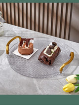4in1 Acrylic Transparent Trays Set Large, Medium, Small & Smallest (35cm, 30cm, 25cm, 20cm) Multipurpose Serving Trays