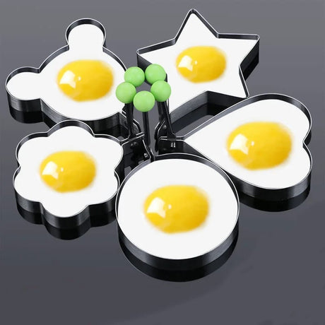 High Quality Stainless Steel Fried Egg Shaper Pancake Mould | Omelette Mold & Cooking Tools for Perfect Eggs and Pancakes- Furaha Finds Kenya