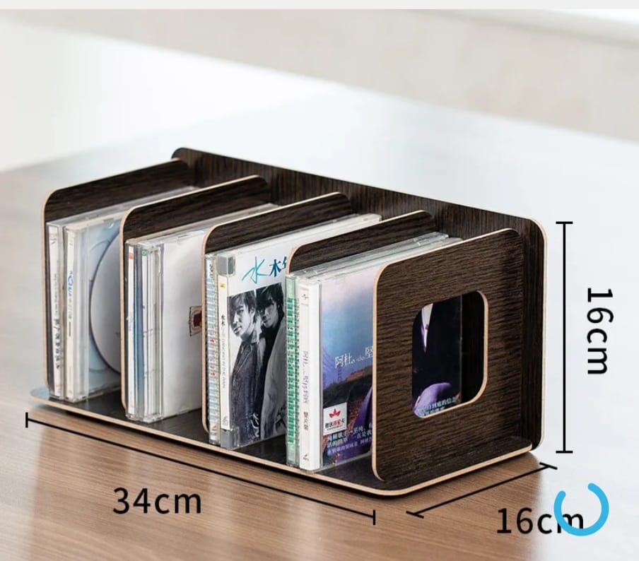Bookshelf Modern Storage Solution in Black, White, and Brown for Home or Office