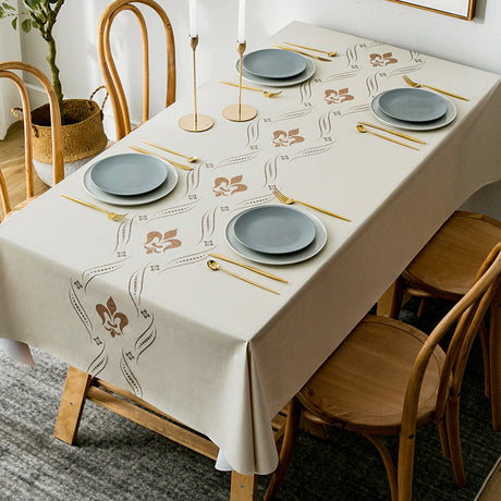 Nordic Style PVC Table Cloth | Elegant & Functional- Furaha Finds Kenya