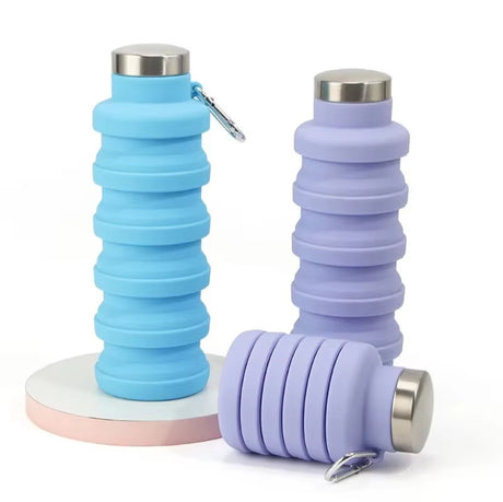 Collapsible Silicone Water Bottle- Furaha Finds Kenya