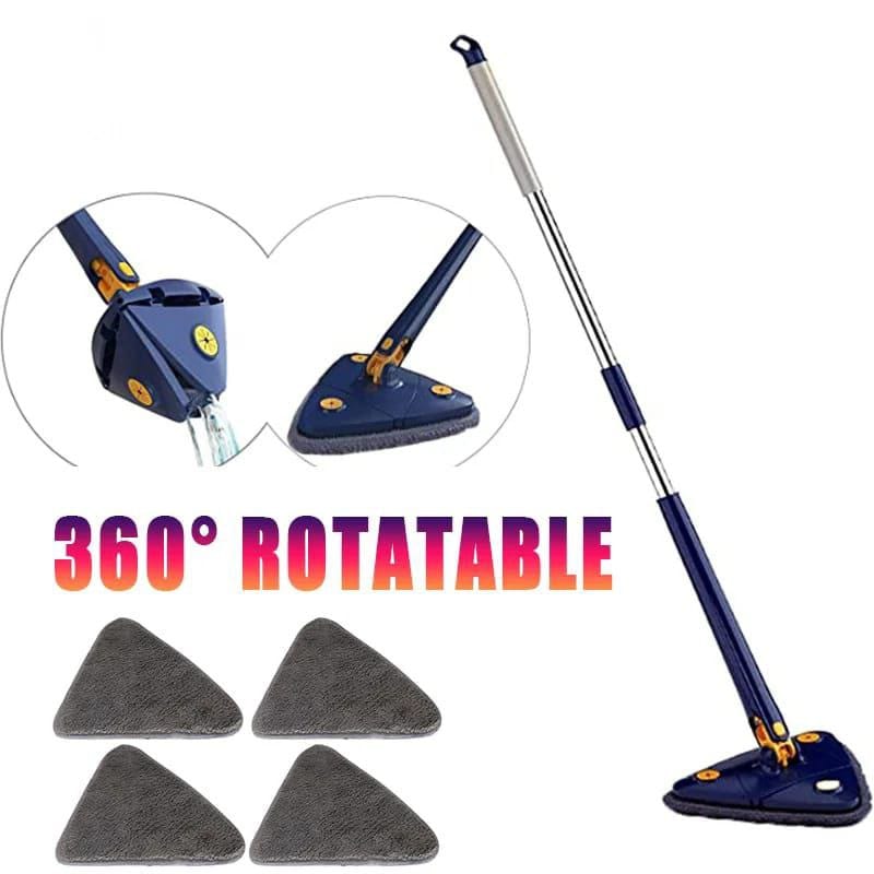 Furaha Finds 360° Rotatable Adjustable Cleaning Squeeze Mop 