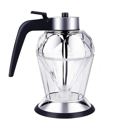 Exquisite Diamond Glass Honey Oil Dispenser Drip Free 200ml Capacity for Olive Oil Honey Vinegar & Condiments- Furaha Finds Kenya