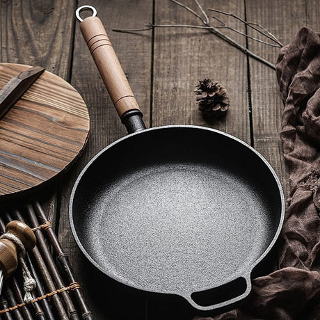 Thickened Cast Iron Frying Pan 25cm Non Stick Heavy Duty Pan Perfect for Frying & Chapati- Furaha Finds Kenya