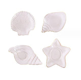 Creative Phnom Penh Ocean Series Transparent Glass Plate Set- Furaha Finds Kenya