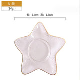 Creative Phnom Penh Ocean Series Transparent Glass Plate Set- Furaha Finds Kenya