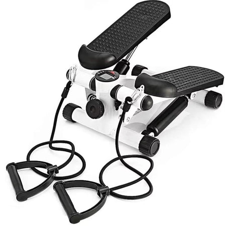 High-Quality Mini Stepper with Resistance Bands – LCD Monitor, Adjustable Height, Slip-Resistant Foot Plates- Furaha Finds Kenya