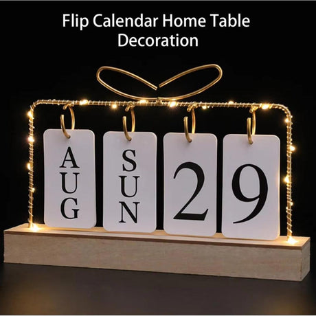 Stylish Desktop Calendar with Light