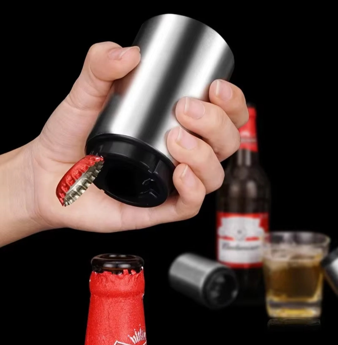 Furaha Finds Automatic Bottle Opener