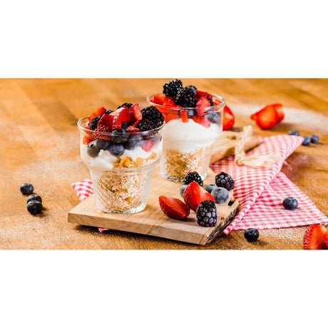 Set of 3 Pasabahce Minicornet Ice Cream Cups| 450ml Sturdy Glass, Freezer Safe- Furaha Finds Kenya