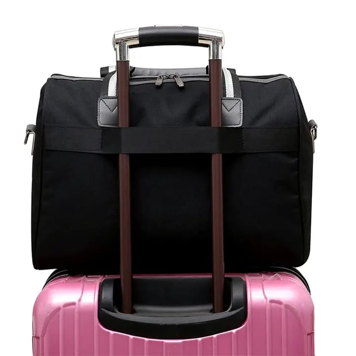 Travel Duffle Bag |Compact & Lightweight Oxford Duffel, 42x28x20cm, Available in Wine Red, Black, Navy Blue, and Purple- Furaha Finds Kenya