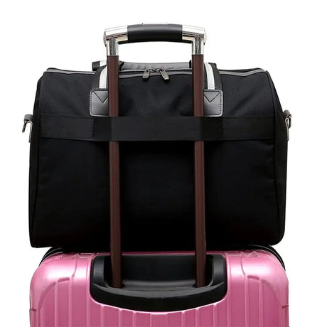 Travel Duffle Bag |Compact & Lightweight Oxford Duffel, 42x28x20cm, Available in Wine Red, Black, Navy Blue, and Purple- Furaha Finds Kenya