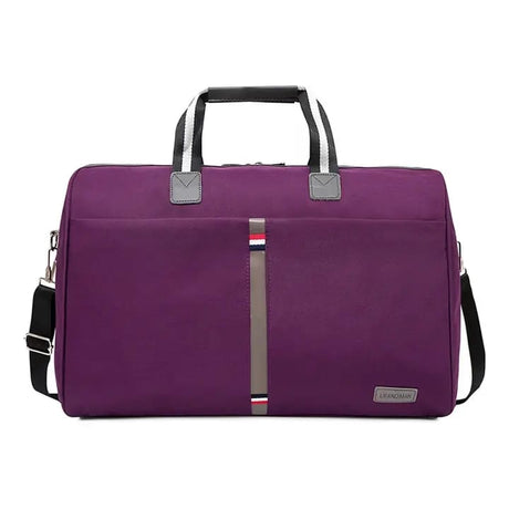 Travel Duffle Bag |Compact & Lightweight Oxford Duffel, 42x28x20cm, Available in Wine Red, Black, Navy Blue, and Purple- Furaha Finds Kenya