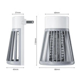 Wall Mounted Electric Mosquito Repellent Killer Lamp Wide Coverage, Quiet LED Bug Zapper
