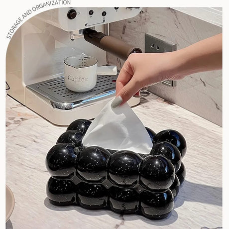 Luxurious Bubble Design Tissue Box Creative Paper Towel Dispenser for Kitchen & Living Room- Furaha Finds Kenya
