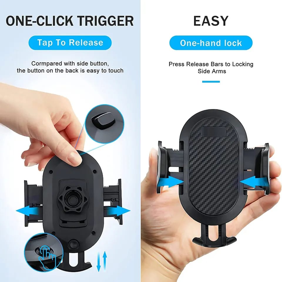 Car Phone Holder  360° Rotating Suction Cup Mount