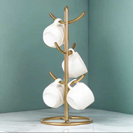 Heavy Duty Stainless Cups Stand | Available in Silver and Gold, Durable and Stylish- Furaha Finds Kenya
