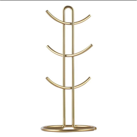 Heavy Duty Stainless Cups Stand | Available in Silver and Gold, Durable and Stylish- Furaha Finds Kenya