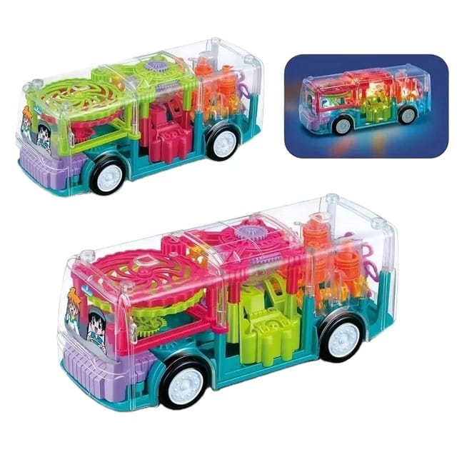 Gear Bus Toy Battery Operated with Lights & Music