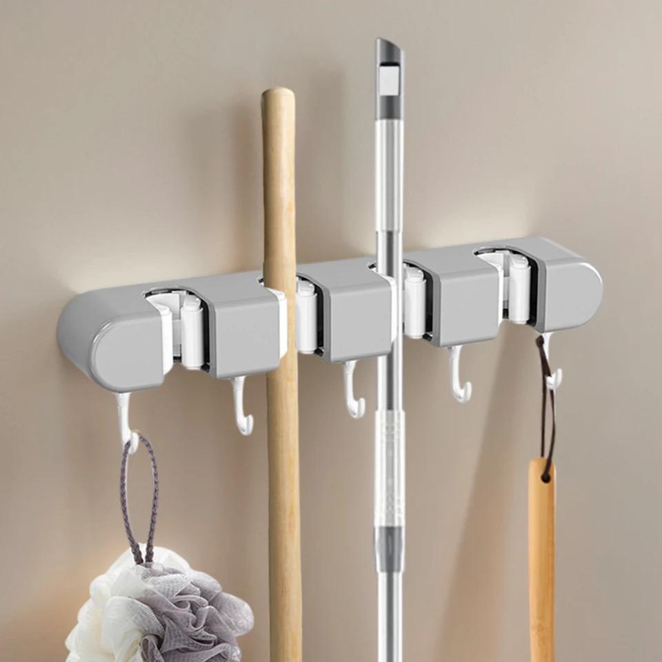 Furaha Finds Non-Slip Wall-Mounted Mop Holder 