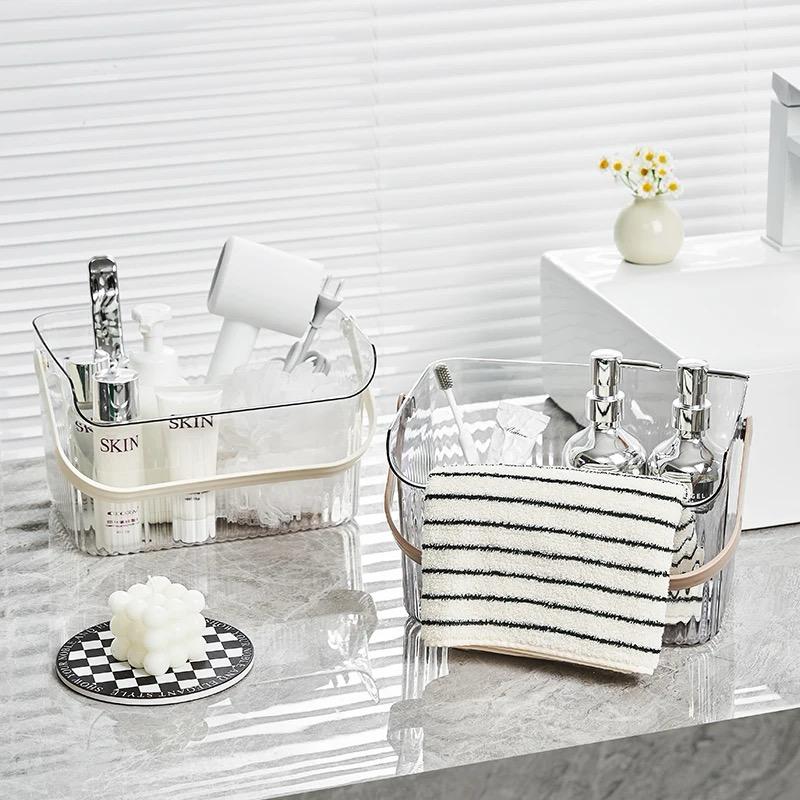 Furaha Finds Quality Wall mounted Soap Dish Acrylic with removable draining rack, self adhesive installation for mess free bathroom and kitchen storage