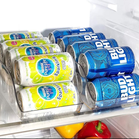 Fridge Can Organizer Space Saving Beverage Holder for Easy Storage and Organization- Furaha Finds Kenya