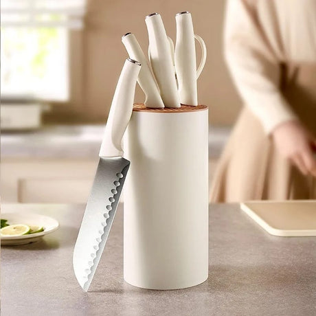 5pcs Stainless Steel Kitchen Knife Set Durable, Sharp, Easy to Clean & Store- Furaha Finds Kenya
