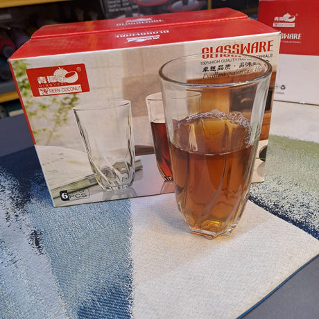 6PC Twisted Water Glass Set- Furaha Finds Kenya