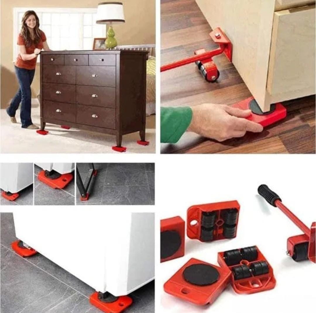 Furaha Finds New Heavy Duty Furniture Lifter and Mover Set  Roller transport tool designed for easy and safe furniture moving, ideal for home, office, and warehouse use.