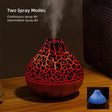 300ml Ultrasonic Volcano Air Humidifier 3 Color Gradient Ambient Light for Home and Office- Furaha Finds Kenya