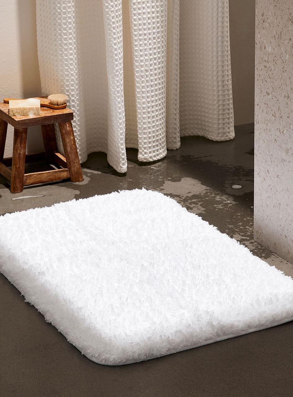 Furaha Finds Premium Quality 100% Cotton Bath/Bedside Mat  Soft, absorbent, and non slip 80cm x 50cm rug for bathrooms, bedrooms, and entryways.