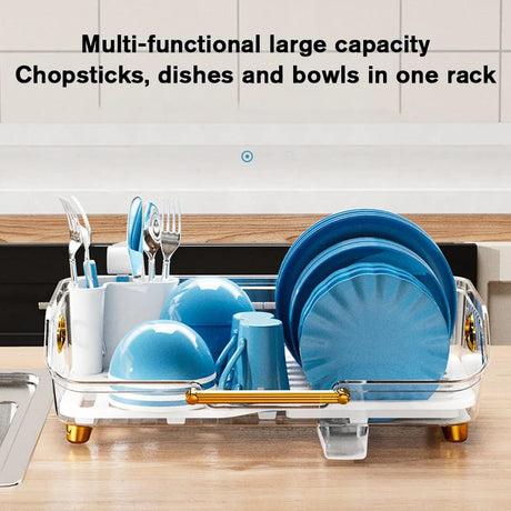 Multifunction Drainer with Automatic Draining Large Capacity Storage for Utensils, Fruits, and Vegetables- Furaha Finds Kenya