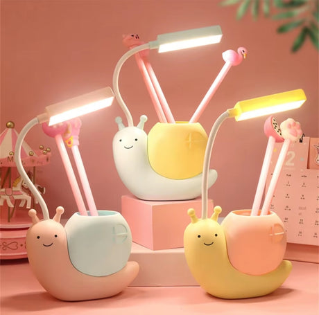 Furaha Finds Children's Cartoon LED Snail Desk Lamp 