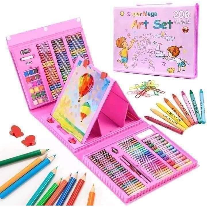 208 PCS Kids Coloring Art Pen Set