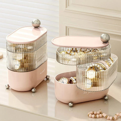 Rotating Jewelry Makeup Organizer- Furaha Finds Kenya
