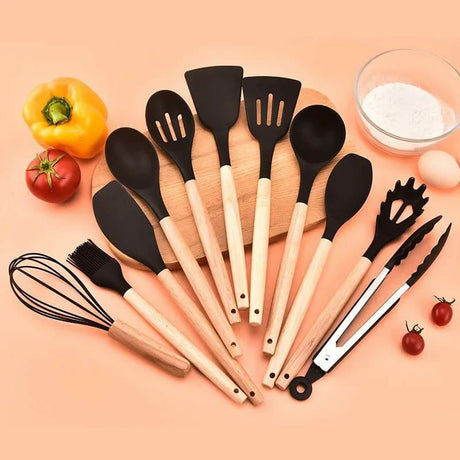 12PCS Silicone Spoon Set- Furaha Finds Kenya