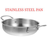 New Stainless Steel Deep Pan 28cm- Furaha Finds Kenya