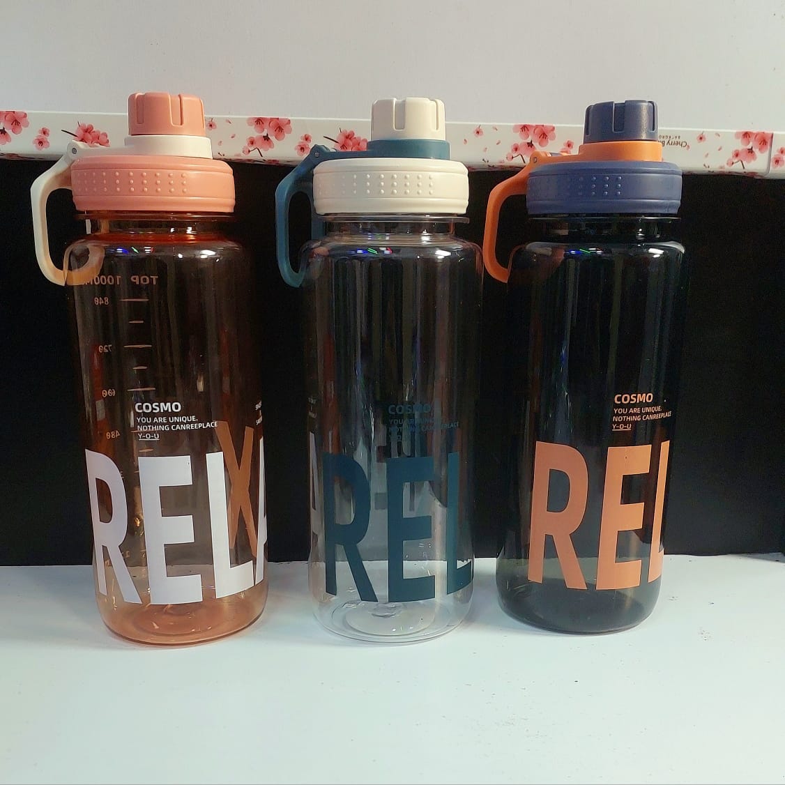 1000ml Gym & Sports Water Bottle |Durable & Stylish- Furaha Finds Kenya