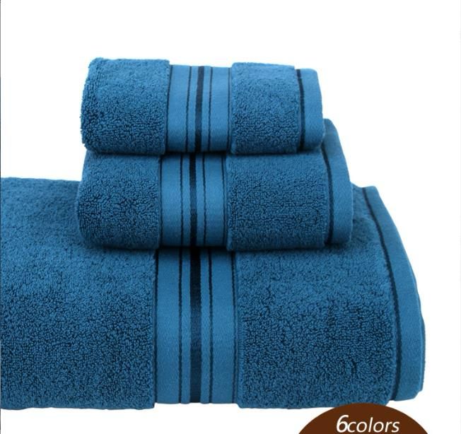 Egyptian Cotton Towel Set | Bath Towel & Face Towels