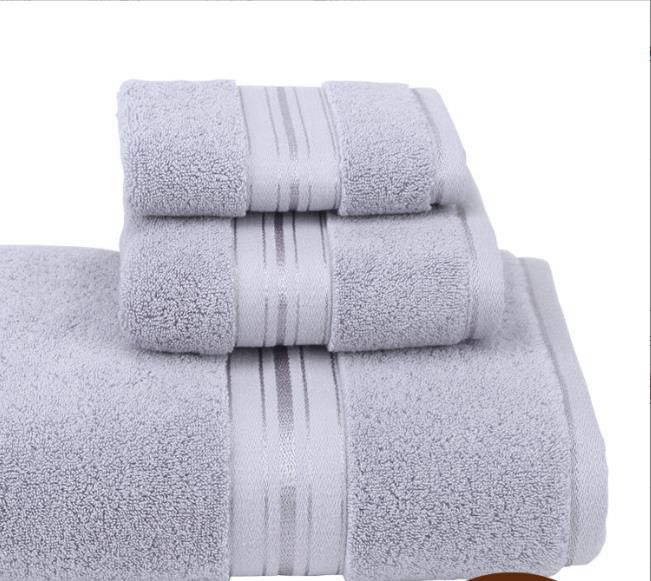 Egyptian Cotton Towel Set | Bath Towel & Face Towels