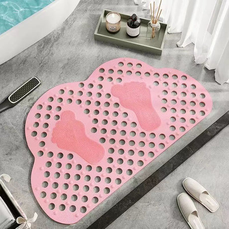 Furaha Finds high quality anti skid bathroom shower mat soft durable and water resistant for slip free bathroom safety