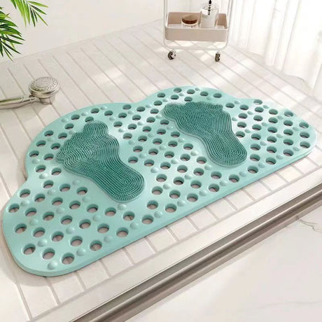 Furaha Finds high quality anti skid bathroom shower mat soft durable and water resistant for slip free bathroom safety