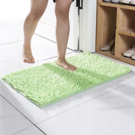 Furaha Finds premium super absorbent microfiber doormat soft durable and non slip for home entryways bathrooms and kitchens