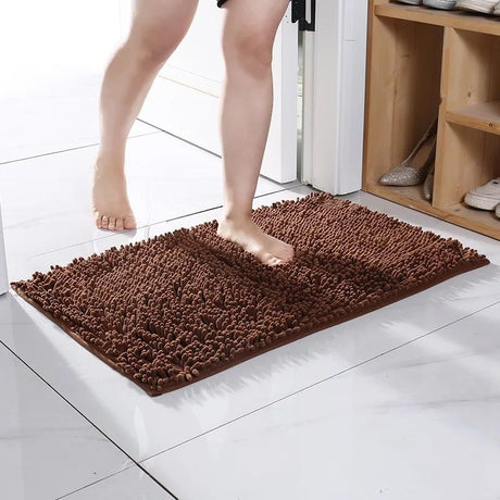 Furaha Finds premium super absorbent microfiber doormat soft durable and non slip for home entryways bathrooms and kitchens