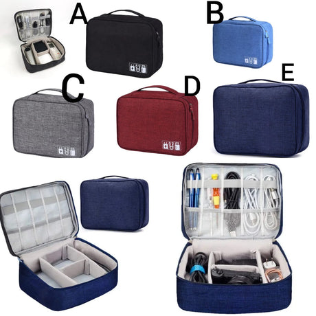 Travel Electronic Accessories Case Cable Organizer | 24.5cm x 10cm x 18cm